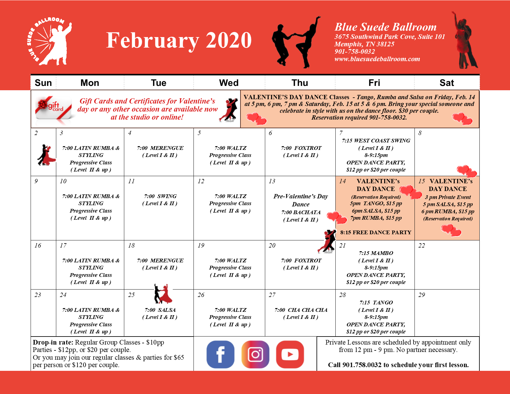 Dance studio classes - Memphis