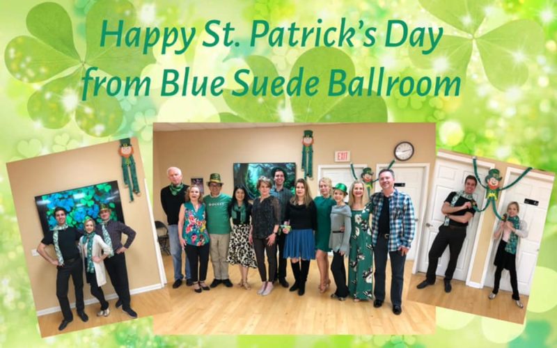 St. Patrick's Day - dance studio party - ballroom dancing n Memphis, Germantown, Collierville and Cordova, TN.