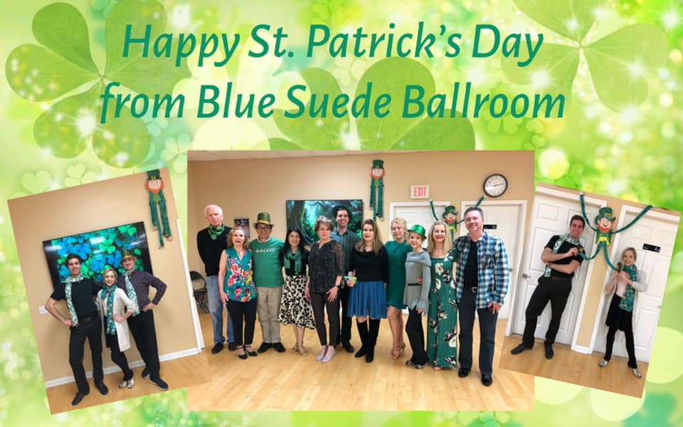 St. Patrick's Day - dance studio party - ballroom dancing