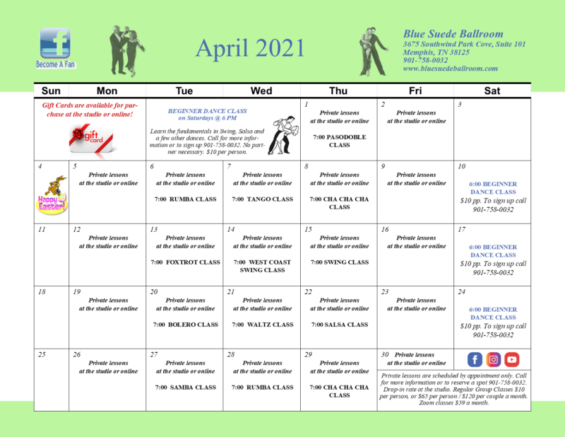 Dance studio classes