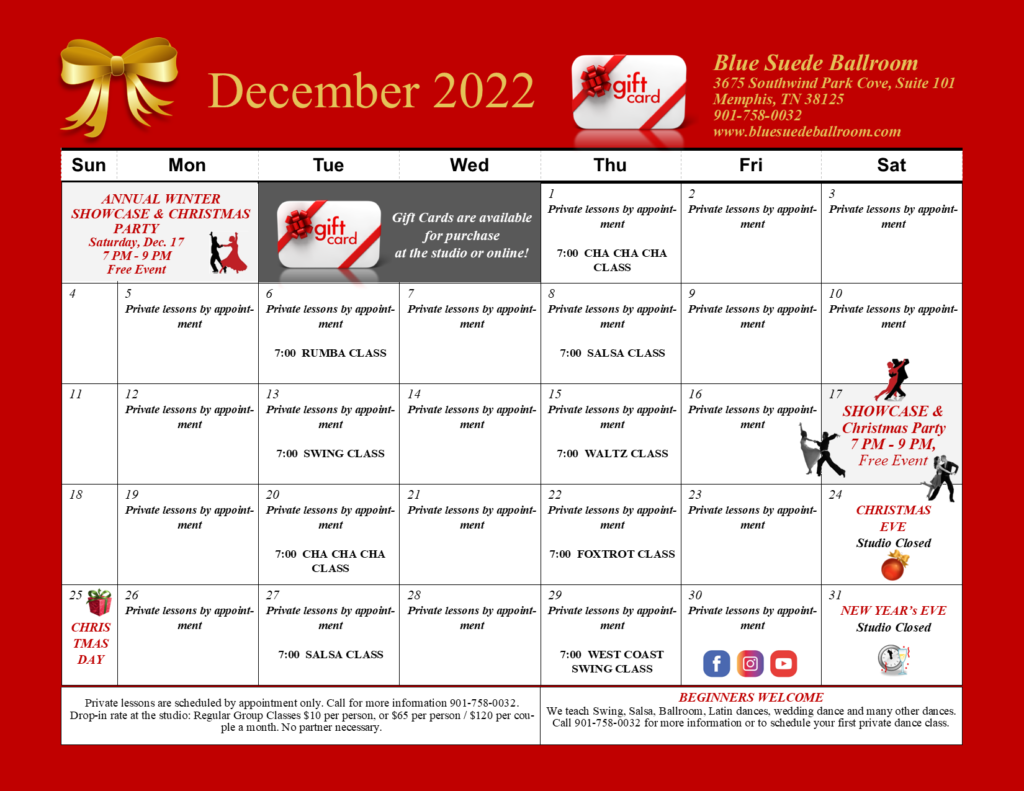 Dance studio classes