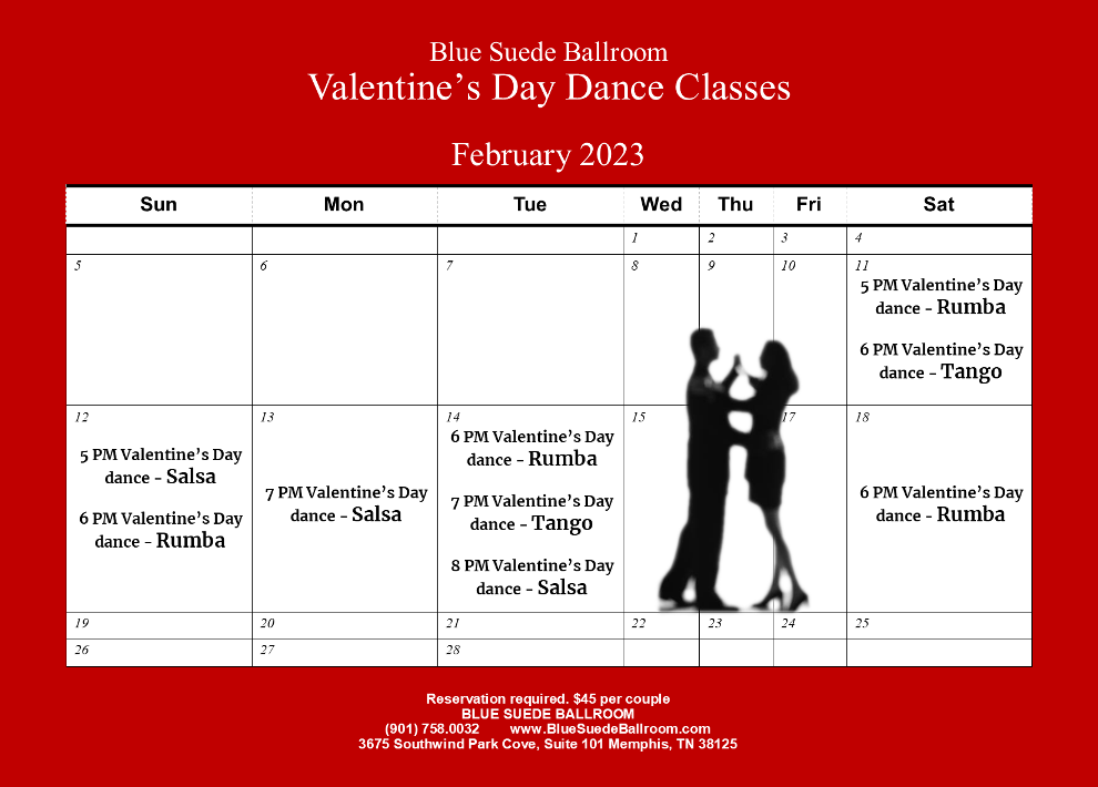 Valentine's Day Dance - dance classes