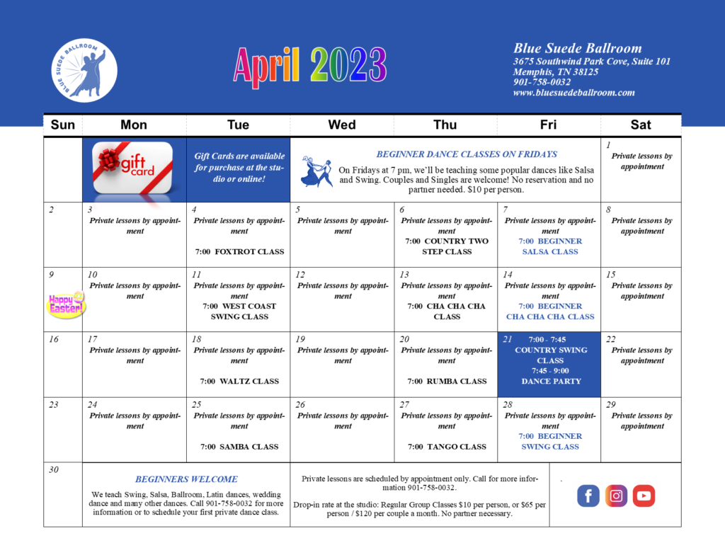 Dance studio classes - Ballroom dancing lessons 